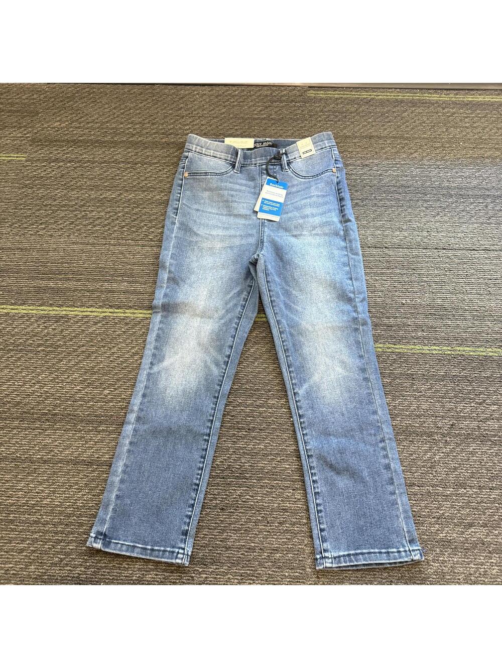 Judy Blue Jeans Size 0/24 Skinny Fit Capri Pull On High Waist Med Wash NWT